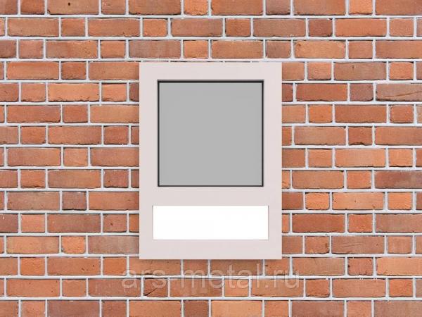 Окно в кассу,   пулестойкое,   500 х 500 мм БР1 (RAL 7035) — фото 2